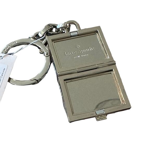 Kate Spade Gingerbread House Keychain Bag Charm Metal - Picture 4 of 7